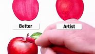 How to Draw - Easy Apples & Art Tricks