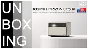 XGIMI Horizon Ultra 4K Long-Throw Smart Home Projector with Dolby Vision - Unboxing - Poc Network