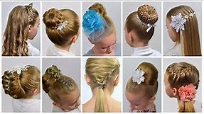 TOP 10 CUTE EASY Hairstyles | 2024 Hair Compilation | Prom Hairstyles by LittleGirlHair
