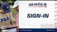 2023 Les Petits As USA Playoffs Lacoste 🇺🇸 l Players Sign-in
