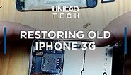 Restoring An Abandoned iPhone 3G