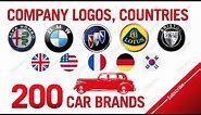 Car logos (A-Z) / 200 logo samples #companies #countries #cars #logos# #brand #brands #all #machine
