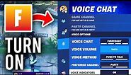 How To Turn On Fortnite Voice Chat - Full Guide