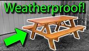 How to Weatherproof, Seal, and Finish a Wooden Picnic Table