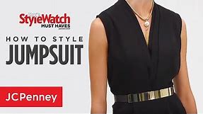 What to Wear With a Black Jumpsuit: Fashion and Style Tips | JCPenney