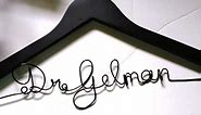 Doctor Graduation Gift Personalized Coat Hanger for New MD, PHD, DNP, DPT