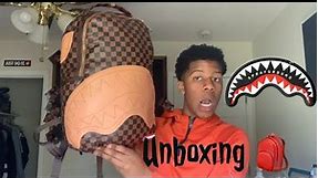 SprayGround Backpack Unboxing !! 🎒
