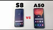 SAMSUNG A50 vs S8 | Speed Test Comparison