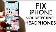 How To FIX iPhone Not Detecting Headphones