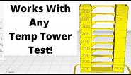 How to Create a Temp Tower Test in Cura