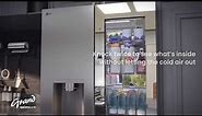 Grand Appliance - NEW Counter Depth MAX | LG Premium Mirror InstaView French Door Refrigerator