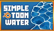 Simple Toon Shaded Water in Blender [Eevee]