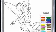 Free Tinkerbell Coloring Pages For Kids - Tinkerbell Coloring Pages