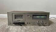 Sanyo RD 10 Single Vintage Stereo Cassette Deck Tape Player