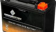 YTX20HL-BS Battery with 0.5 Amp Charger - Bundle of 2 items