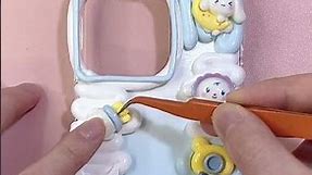 Mini Cute Cinnamoroll DIY Decoden Phone Case