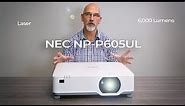 NEC NP-P605UL 6000-Lumen WUXGA Laser 3LCD Projector