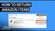 How To Return Amazon Items