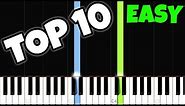 Top 10 Easy Piano Songs for the Complete Beginners
