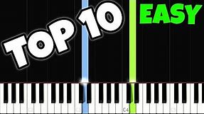 Top 10 Easy Piano Songs for the Complete Beginners