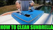 245: How to CLEAN SUNBRELLA Marine Canvas Fabric Cushions - 2 Special Cleaning Formulas Included!