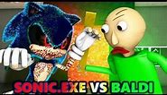 SONIC.EXE VS BALDI’S BASICS CHALLENGE! (OFFICIAL) baldi Minecraft Horror Animation Movie