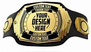 Custom Championship Belt - 6lb Title Belts - TrophySmack
