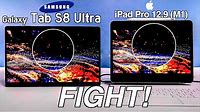 Display Battle! - iPad Pro M1 vs Galaxy Tab S8 Ultra