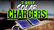 BEST SOLAR CHARGERS: 7 Solar Chargers (2023 Buying Guide)