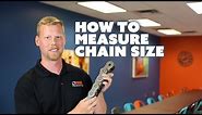 How to Measure Roller Chain Size