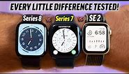 Apple Watch Series 8 vs 7 vs SE 2 - ULTIMATE Comparison!