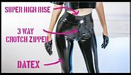 Super Customized Datex Leggings with Crotch Zipper by Slinkystylez (no Latex)