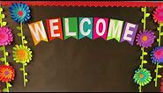 WELCOME Bulletin Board for Preschool / Classroom Decoration Ideas