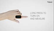 WearO2 Pulse Oximeter Bluetooth - Oxygen Meter for Continuous Blood Oxygen and Heart Rate Tracking, Wearable Finger Oxygen Monitor with Reminder & Free APP, FSA/HSA Eligible