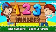 Tracing numbers 1 to 30//Learn to Count numbers//Kidz Whirpool