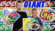Giant UNO Cards! || Family Game Night || World's Largest UNO with Family Fun Pack