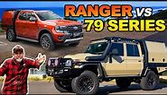 2023 FORD RANGER vs. LANDCRUISER 79 SERIES! Which is the better touring 4WD?