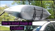 How to PROPERLY Load Kayak onto J-Cradles (On Car)