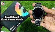 Fossil Gen 6 Black Smart watch unboxing | Gen 6 smartwatch