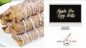 Apple Pie Egg Rolls | How to make Apple Pie Egg Rolls #applepieeggrolls