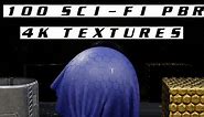 ArtStation - 100 Sci-fi PBR 4K Textures Pack | Game Assets