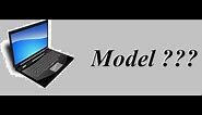 How to find model number of any laptop or computer EASILY
