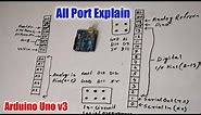 Arduino Uno all port explain in details