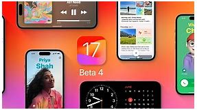 Apple releases iOS 17 beta 4