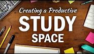 How to Create an Organized, Productive Study Space