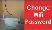 How to change wifi password in laptop