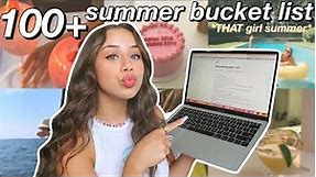 100+ SUMMER BUCKET LIST IDEAS you'll actually want to do! *THE pinterest girl summer*