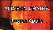 ALICE IN CHAINS - Rotten Apple (Lyric Video)