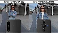 Sony Xperia 1 IV vs Sony Xperia Pro I Camera Test