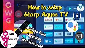 How to Setup Sharp Aquos TV | 6-Step Guide to Working Voice Assistant